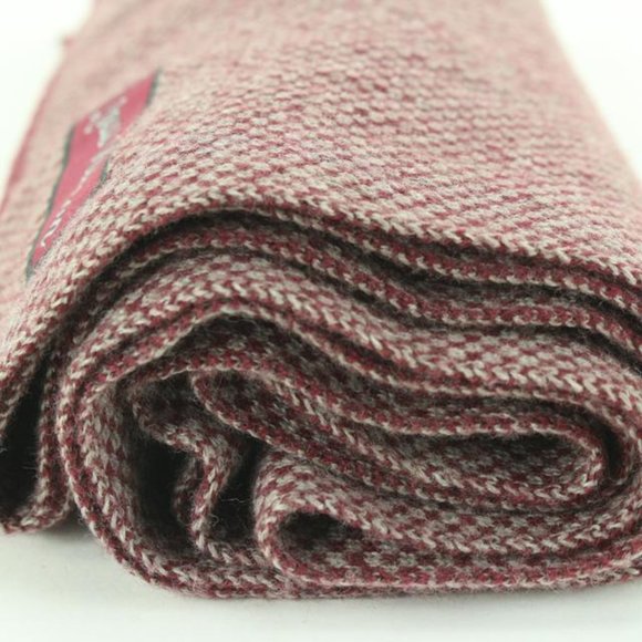 Louis Vuitton Handwriting Burgundy Scarf 4lk830s - Picture 8 of 12